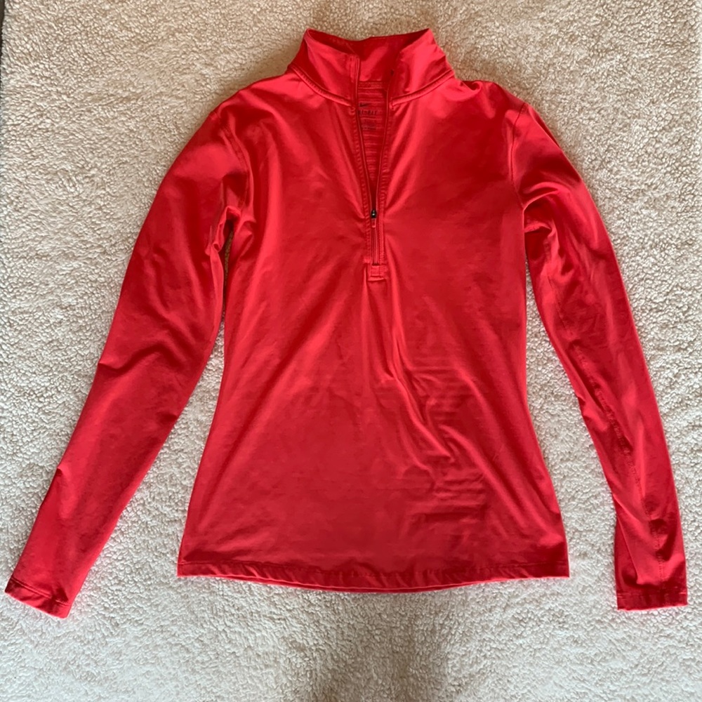NIKE Half-Zip Bright Pink Jacket